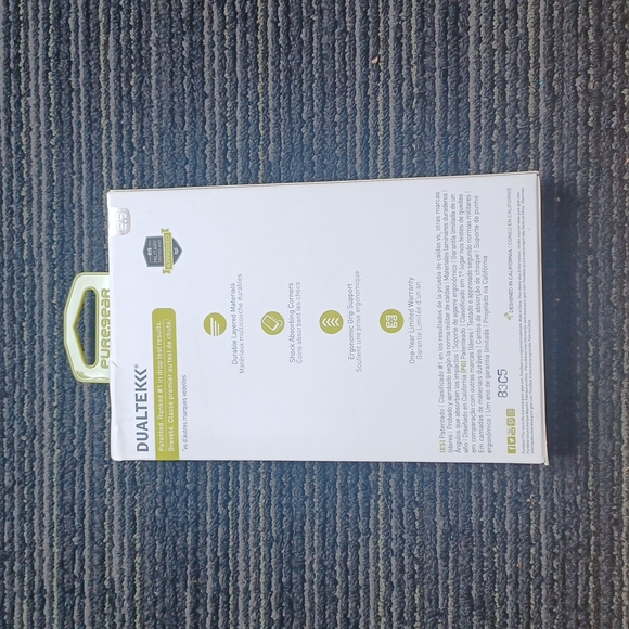 PureGear white Dualtek Extreme Rugged Case Cover for iPhone 8 Plus, 7 Plus - Picture 2 of 3